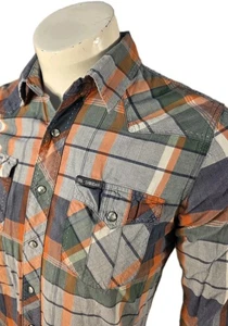 Camisa a Presión Southern Thread Perla Pequeña Country Western Rockabilly Rodeo Vaquero - Imagen 1 de 9