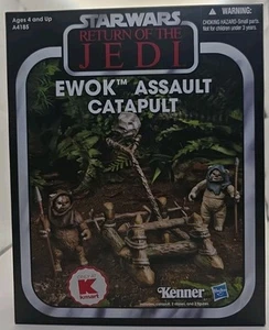 Star Wars ROTJ Ewok 2-pack With Ewok Assault Catapult - The Vintage Collection - Picture 1 of 6