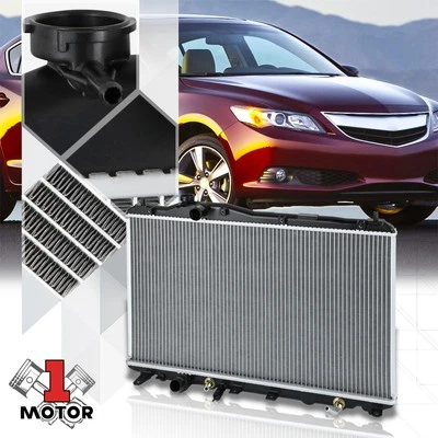 [DPI 13360] Radiador de motor de núcleo de aluminio estilo OE para 13-15 Acura ILX 2,0/2,4 L Foto 1 de 4