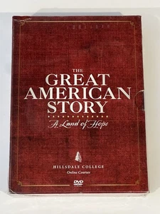 The Great American Story A Land of Hope Hillsdale College 6 DVD Set - New Sealed - Imagen 1 de 2