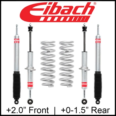 Kit de elevación Eibach Pro-Truck etapa 1 +2,0" F/ 0-1,5" para Toyota Tundra 2007-2015 Foto 1 de 2