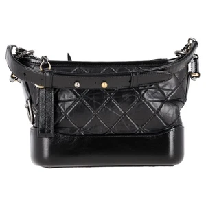 Chanel Gabrielle Small Crossbody Bag in Black Leather - Picture 1 of 8