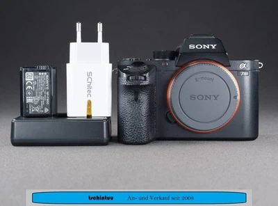 Sony A7R II 42,4MP Nur Gehäuse 156.000 Auslösungen Akzeptabler Zustand - Bild 1 von 4