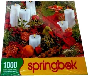 "Rompecabezas Springbok ""Colores de Navidad"" 1000 piezas ""Fuera de impresión"" NUEVO - Imagen 1 de 1