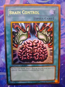 Yu-Gi-Oh - Brain Control - GLD1-EN033 - Gold Rare - NM/LP Condition - Picture 1 of 2