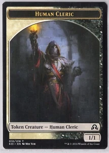 1x Human Cleric Token - Shadows over Innistrad - Near Mint - Bild 1 von 1