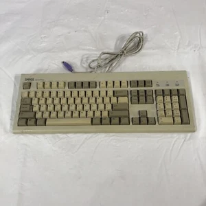 VINTAGE Dell QuietKey PS/2 Computer Keyboard Beige SK-8000 Wired - Picture 1 of 6