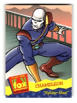 1995 Fox Kids Network Spider-Man Collectible Trading Card #76 Chameleon - Image 1 of 4