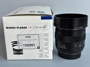 ZEISS Makro Planar T 50mm f/2 ZE Lens For Canon - LNIB