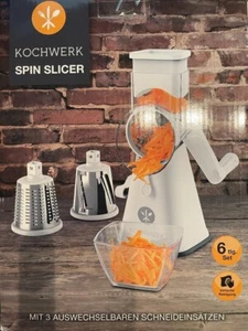 Kochwerk Affettatrice Multifunzione Spin Slicer 6 Pezzi - Foto 1 di 1