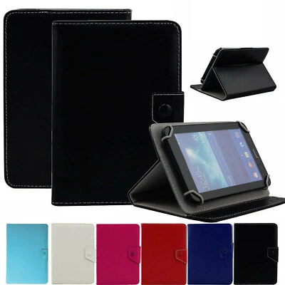 Universal Folding Case Stand Cover For iPad Samsung 7" 8" 9.7" 10.1" inch Tablet - Image 1 of 4