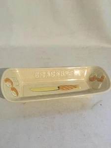 Los Angeles California Potteries Cracker Tablett Servierschale 1969 ~ Kunstkeramik - Bild 1 von 1