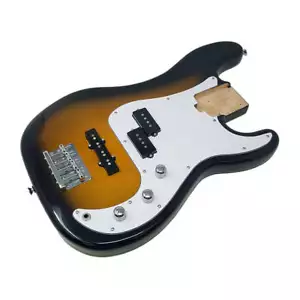Allen Eden Guitars Electric Bass Loaded Body Tobacco Burst - Picture 1 of 3