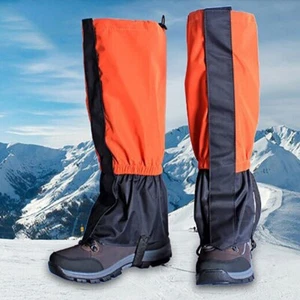 Fasce Elastiche Regolabili Stivali Gamba Neve Sport Adatta Copertura Pacchetto Gaiter - Foto 1 di 44