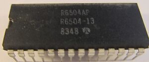 R6504AP (6504-13) ROCKWELL Mikroprozessor (CPU) im 28pol. DIP Gehäuse