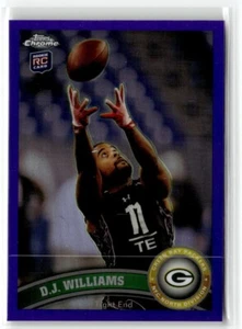 DJ WILLIAMS - 2011 Topps Chrome - #65 Purple Refractor /499 (RC) - Green Bay - Picture 1 of 3