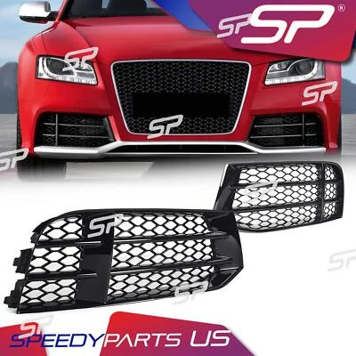 Front Bumper Fog Light Honeycomb Grille for Audi RS5 B8 Coupe Cabrio 2011-2016 Foto 1 de 4