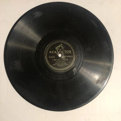 Lonnie Johnson 78 rpm 10" record I Did All I Could / Crowing Rooster   blues - Image 1 of 2