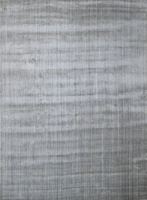 Tappeto Intrecciato 240X300 Argento Effetto Lucido Lino Piatto Soggiorno SH222 - Immagine 1 di 4