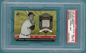 2006 SP Legendary Cuts, Lou Boudreau Game Used Jersey #BC-LB PSA 9 POP1 Indians - Picture 1 of 1