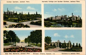 Jackson Park, Windsor, Ontario, Canada Multiview Postcard - Picture 1 of 2