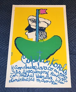 1972 Original Cuban Silkscreen Movie Poster.Captain Korda.Sailor.Marine.Lovely. - Picture 1 of 3