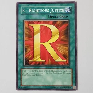 R - Righteous Justice - EOJ-EN040 - HP+ - Common - Unlimited - Yugioh - Picture 1 of 2