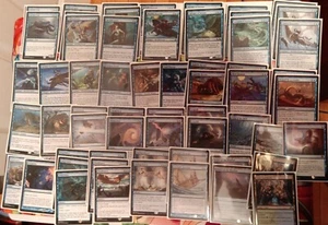 MAGIC THE GATHERING: "80-Card MERFOLK Deck" - PRO BUILD - BLUE MANA! MINT BOXED! - Picture 1 of 12