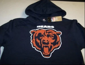 Chicago Bear Blue Hooded Sweatshirt Men’s Small   New With Tags - Picture 1 of 1