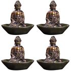 4 Pieces Resin Incense Burner Aromatherapy Tray Decor Office Sculpture