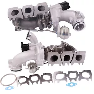 Turbo Turbocharger Left+ Right Fits Mercedes-Benz E400 E450 C43 GLC43 SLC43 AMG - Bild 1 von 19