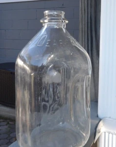 Vintage 1968 Deary Bros. All Star Dairy Embossed Half Gallon Milk Bottle - Picture 1 of 5