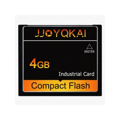 JJOYQKAI Compact Flash Card 4GB CF Memory Card for Camera MP3 Video Player - Image 1 of 4