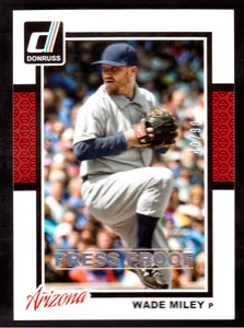 Donruss #261 Wade Miley Gold 2014 prueba de prensa #49/99 - Imagen 1 de 1