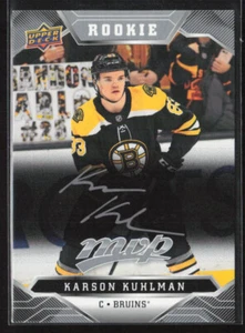 Karson Kuhlman 2019-20 Upper Deck MVP Hockey Rookie Card RC Silver Script #229 - Picture 1 of 2