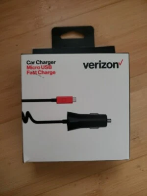 Verizon Micro USB Fast Charge Car Charger VPCQC3MICR-M1 - Image 1 of 4