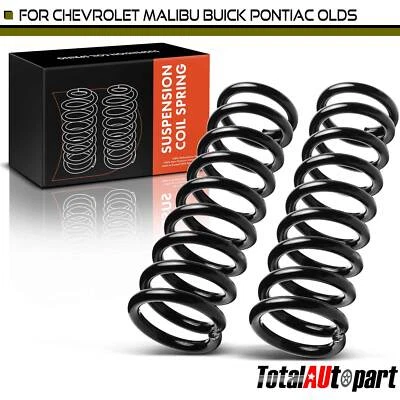 2x Coil Springs for Chevrolet Impala 1973-1985 Pontiac Oldsmobile 98 Buick Front - Image 1 of 4