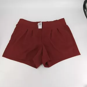 Torrid Red Button Fly Shorts Wide Leg Plus Size Short Rhubarb Size 18 - Picture 1 of 7