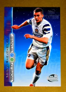 Tarjeta coleccionable de fútbol Futera 2001-World Stars Andriy Shevchenko Ucrania #49 - Imagen 1 de 2