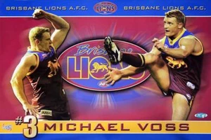 AFL Brisbane Lions Michael Voss #3 Champion Poster - Picture 1 of 1