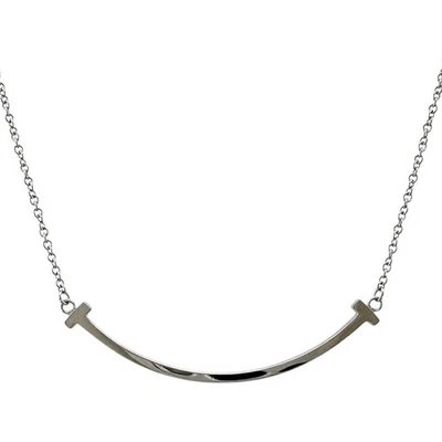 TIFFANY&Co. Necklace K18 white gold used - Image 1 of 4