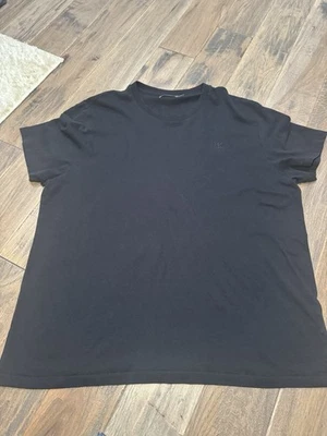 Calvin Klein CK Men’s Black Cotton Short Sleeve T-Shirt Size 2XL - Image 1 of 4