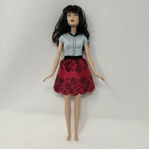 Barbie Fashionistas Rosso Rubino Floreale n.19 Bambola 2015 Mattel - Foto 1 di 5