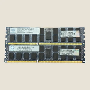 NANYA 16GB (8GBx2) DDR3 2RX4 PC3L-10600R-9-10-J1 Server Memory RAM - Picture 1 of 1