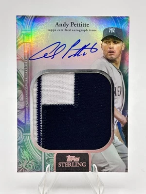 2025 Topps Sterling Andy Pettitte Splendor Jumbo Patch Auto 5/5 #TSAR-API Yanks - Imagem 1 de 2