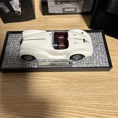107120232 Alfa Romeo 6C 2500 SS Corsa Spider White Minichamps 1/18 - 122 Of 999 - Immagine 1 di 4