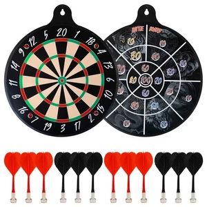 Ruthless | Battle Board | 2-Sided Family Dartboard | Magnetic | 4 Darts Included - Picture 1 of 6