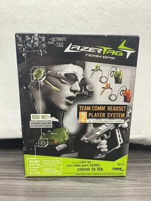 LASER TAG Team Comm Head Set Player System 900MHz 3 Canais Rádio 2 Vias Selado! - Imagem 1 de 3