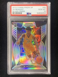 Prizm Draft Picks Silver Ja Morant (RC) 2019 Rookie #65 PSA 10 Memphis Grizzlies - Imagen 1 de 2