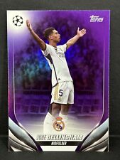 2023-24 Topps UEFA Club Competitions Real Madrid Jude Bellingham Purple /299